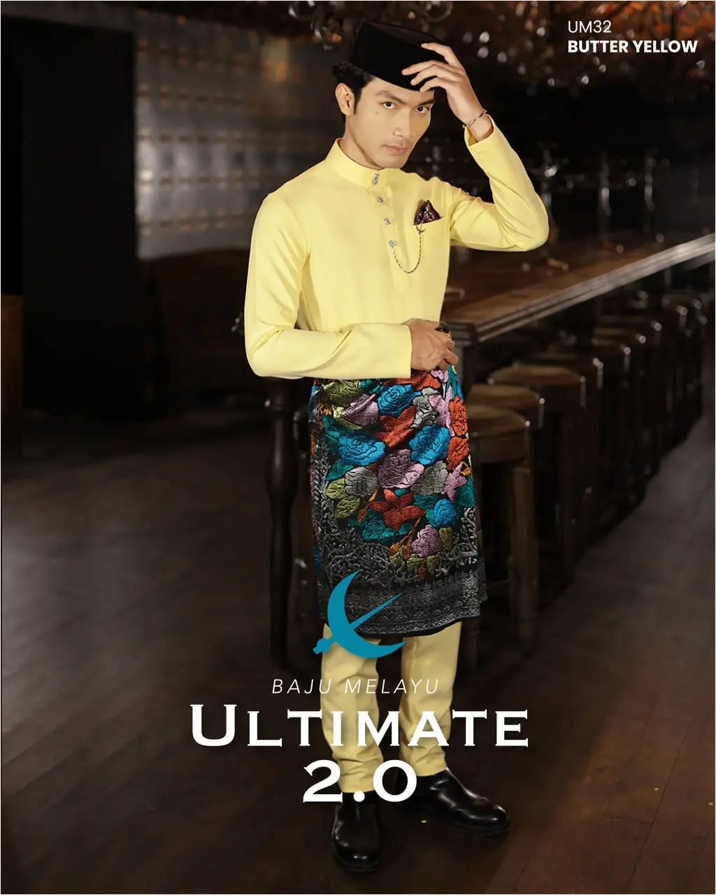 BAJU MELAYU ULTIMATE 2.0 - BUTTER YELLOW (#150)
