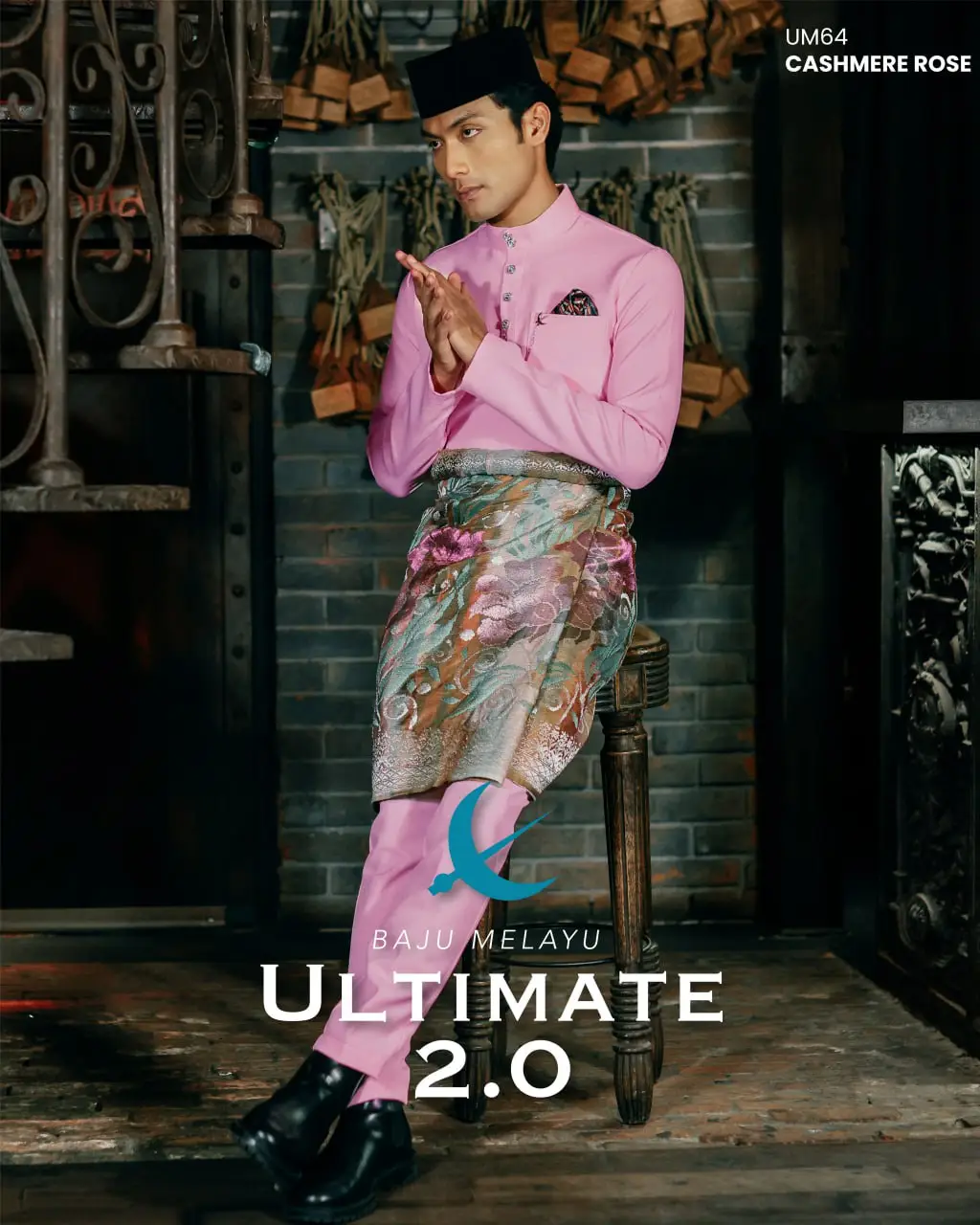 BAJU MELAYU ULTIMATE 2.0 - CASHMERE ROSE (#407)