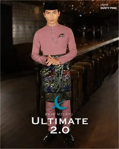 BAJU MELAYU ULTIMATE 2.0 - DUSTY PINK (#406)