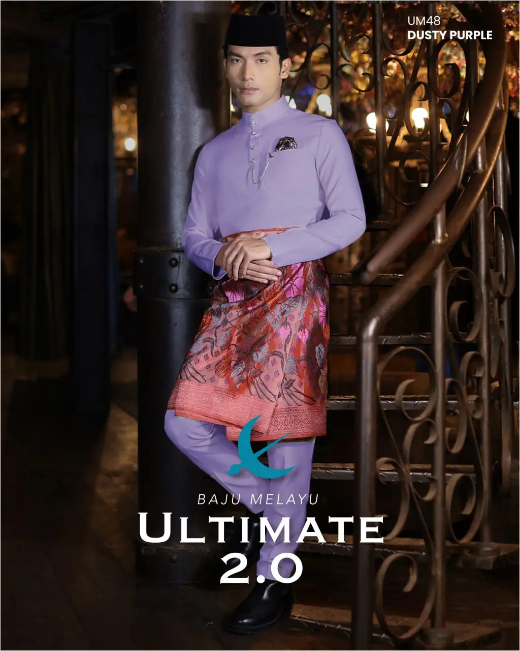 BAJU MELAYU ULTIMATE 2.0 - DUSTY PURPLE (#166)