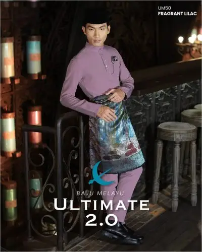 BAJU MELAYU ULTIMATE 2.0 - FRAGRANT LILAC (#411)