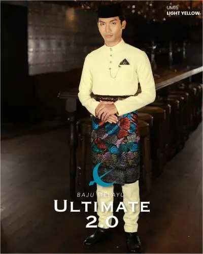 BAJU MELAYU ULTIMATE 2.0 - LIGHT YELLOW (#346)