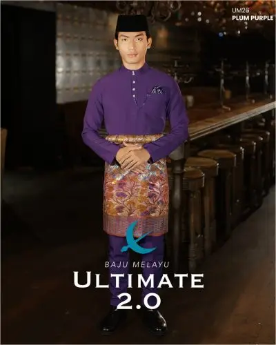 BAJU MELAYU ULTIMATE 2.0 - PLAM PURPLE (#429)