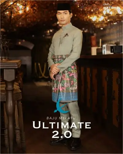 BAJU MELAYU ULTIMATE 2.0 - SOFT GREEN (N47)