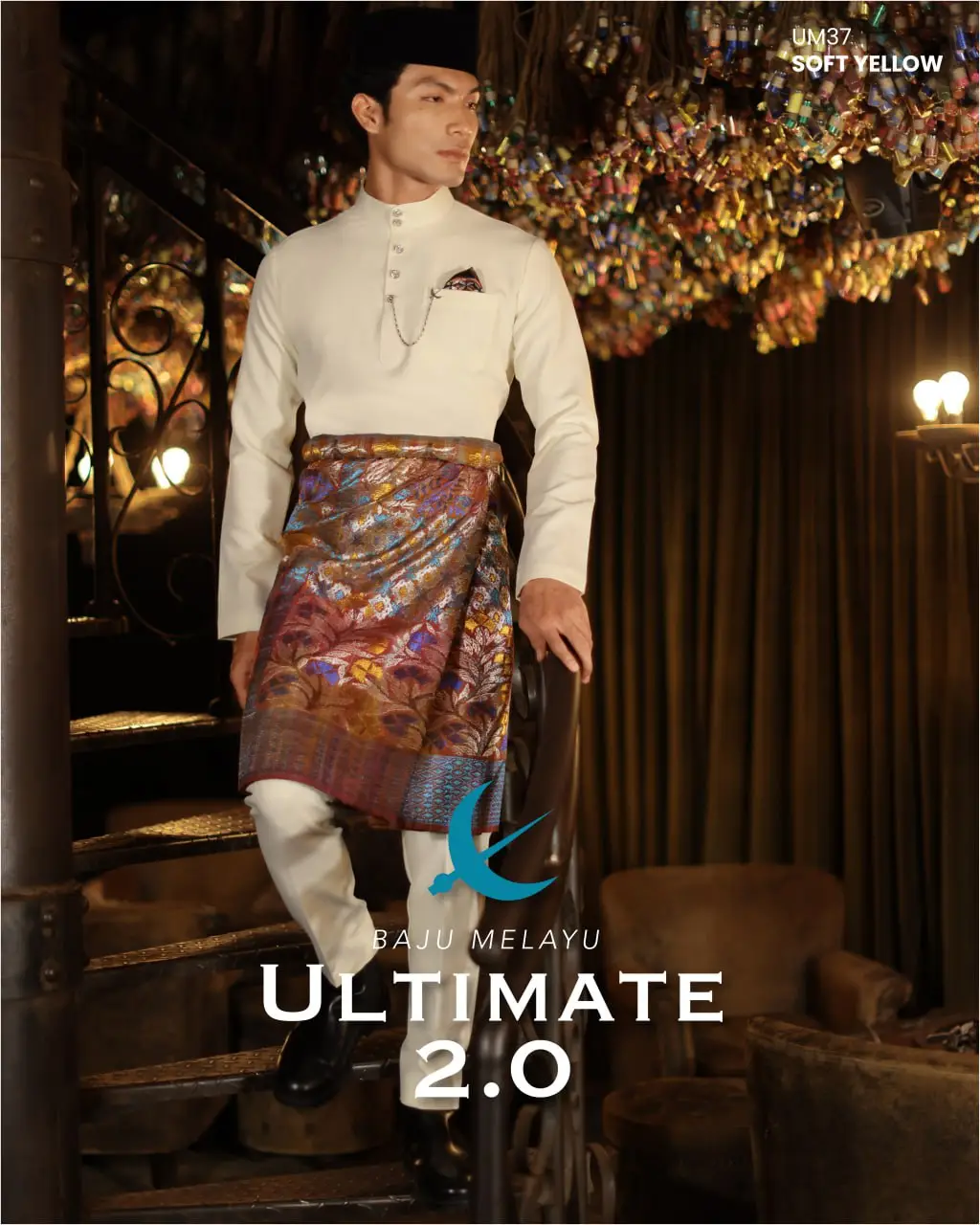 BAJU MELAYU ULTIMATE 2.0 - SOFT YELLOW (#105)
