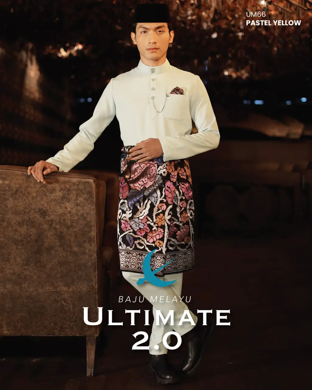 BAJU MELAYU ULTIMATE 2.0 - PASTEL YELLOW (#12)