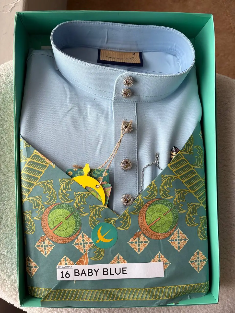 BAJU MELAYU DAYTONA - BABY BLUE (16) - Image 2