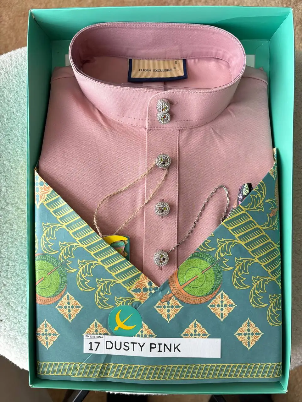 BAJU MELAYU DAYTONA - DUSTY PINK (17) - Image 2