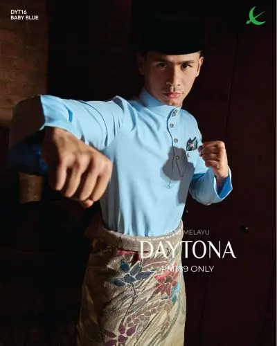 BAJU MELAYU DAYTONA - BABY BLUE (16)