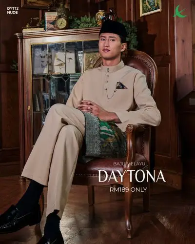 BAJU MELAYU DAYTONA - NUDE (12)