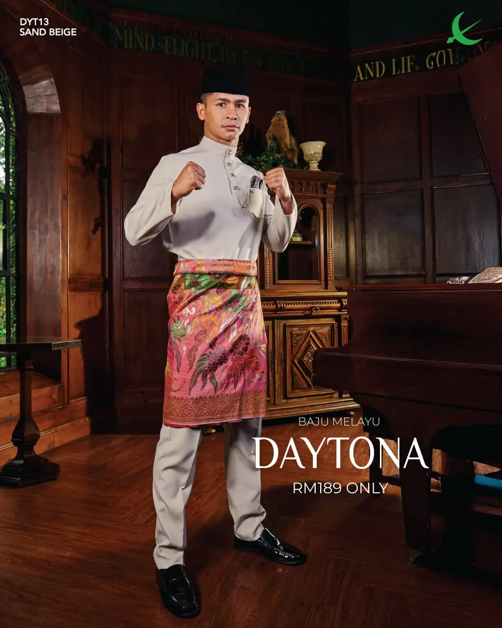 BAJU MELAYU DAYTONA - SAND BEIGE (13)