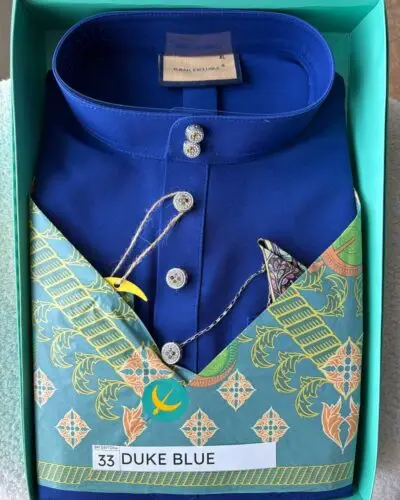 BAJU MELAYU DAYTONA - DUKE BLUE (33)