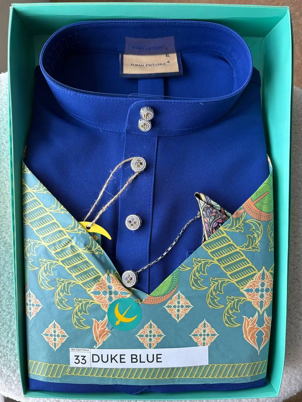 BAJU MELAYU DAYTONA - DUKE BLUE (33)