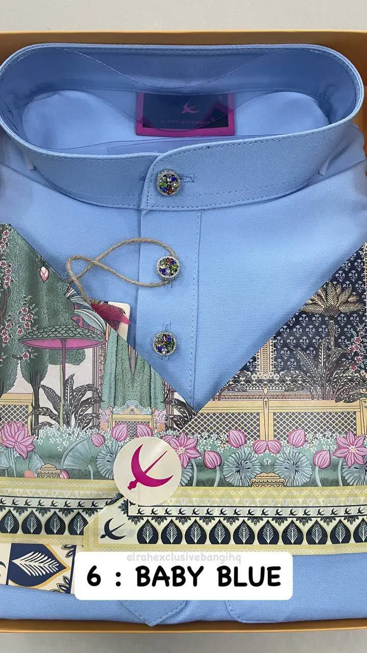 BAJU MELAYU SENNA KIDS - BABY BLUE (6)