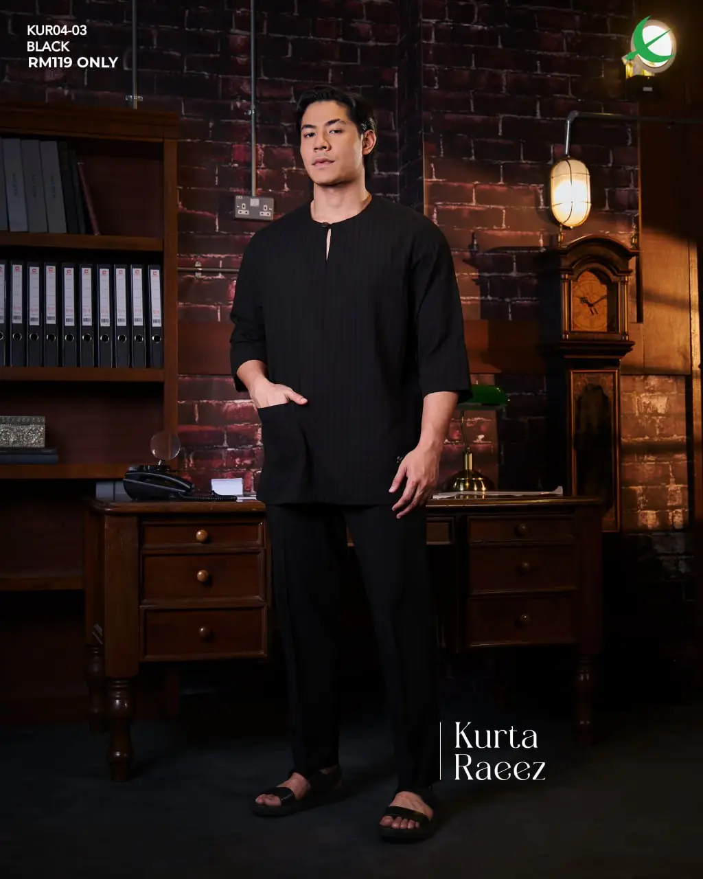 KURTA || RAEEZ || 2026 || BLACK (3)