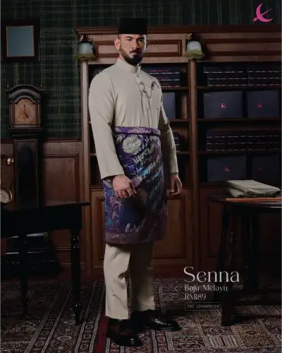 BAJU MELAYU SENNA - CHAMPANGE (7)