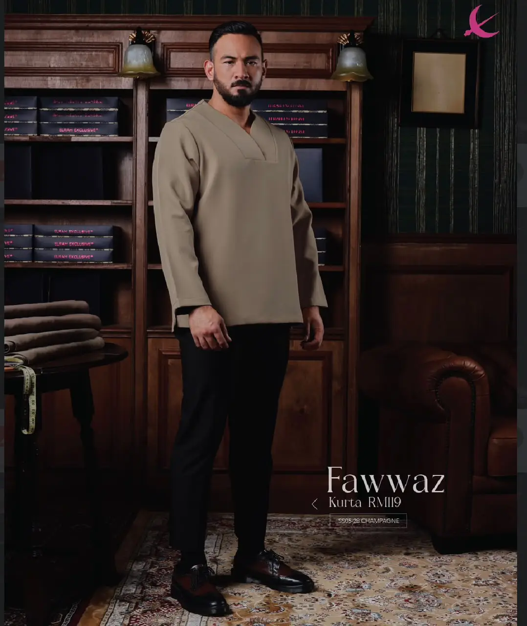 KURTA || FAWWAS || 2026 || CHAMPAGNE (28)