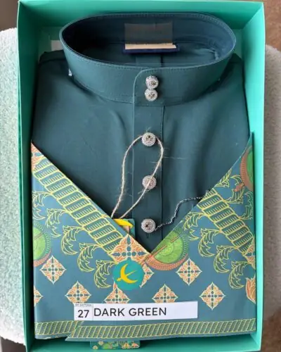 BAJU MELAYU DAYTONA - DARK GREEN (27)
