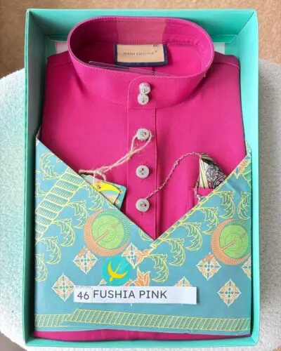 BAJU MELAYU DAYTONA - FUSHIA PINK (46)