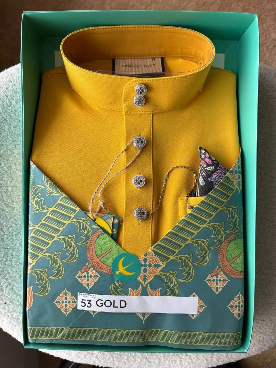 BAJU MELAYU DAYTONA - GOLD (53)