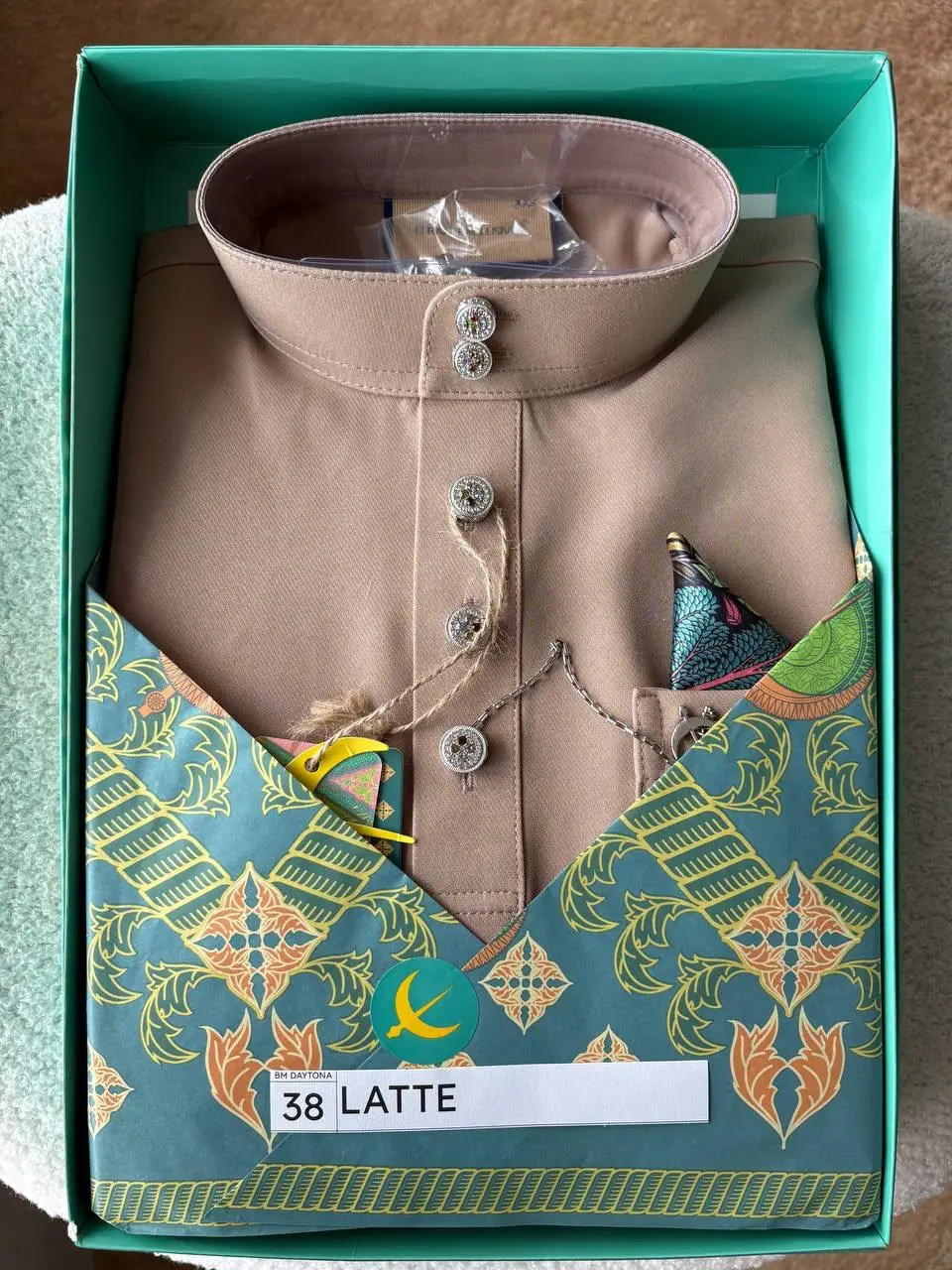 BAJU MELAYU DAYTONA - LATTE (38)