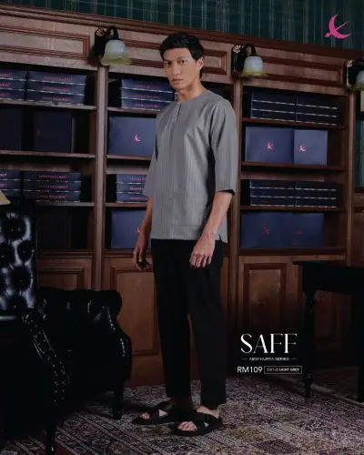 KURTA || SAFF || 2025 || LIGHT GREY