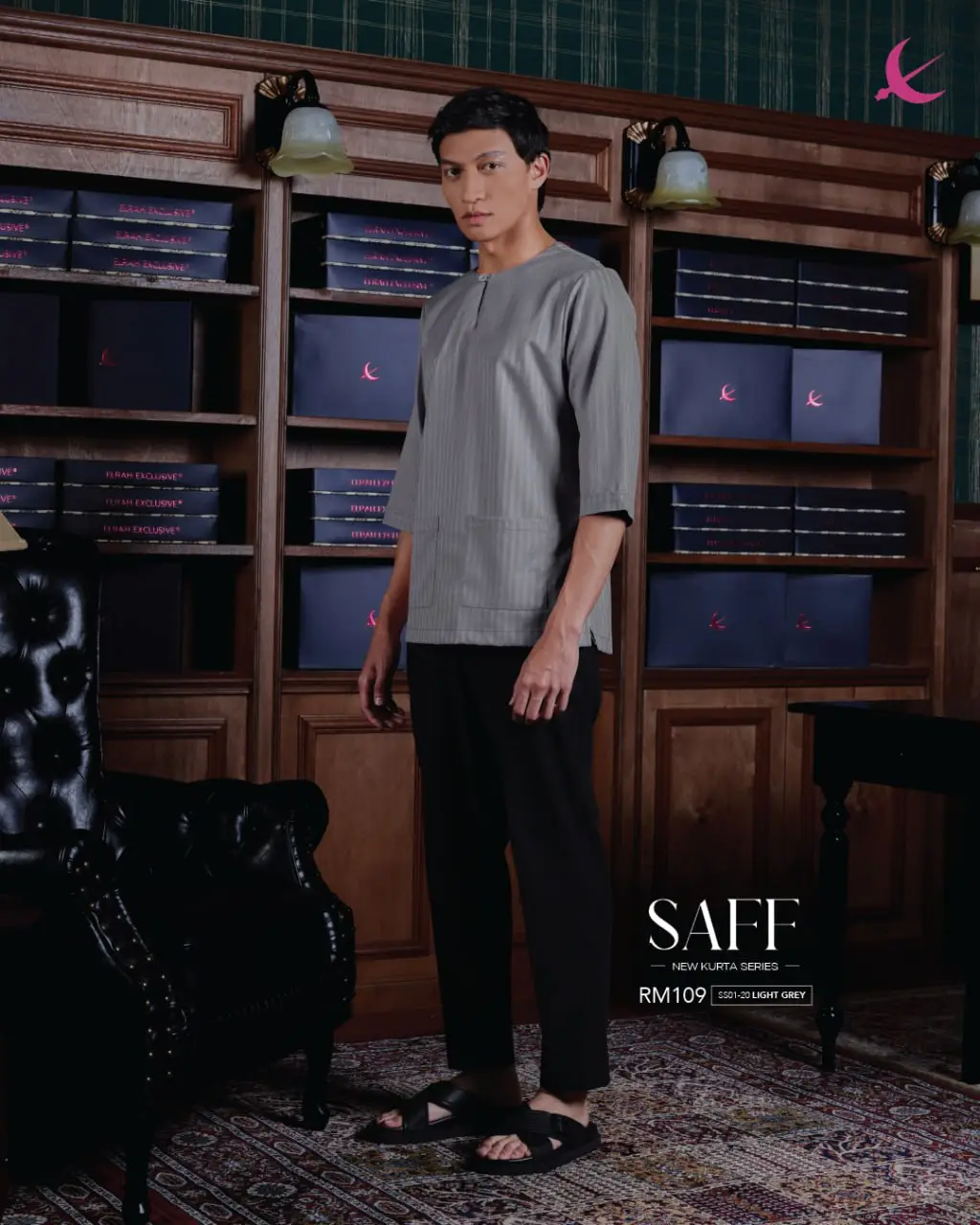 KURTA || SAFF || 2025 || LIGHT GREY