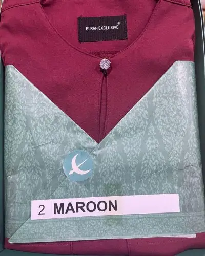 TELUK BELANGA LUXE KIDS - MAROON (2)