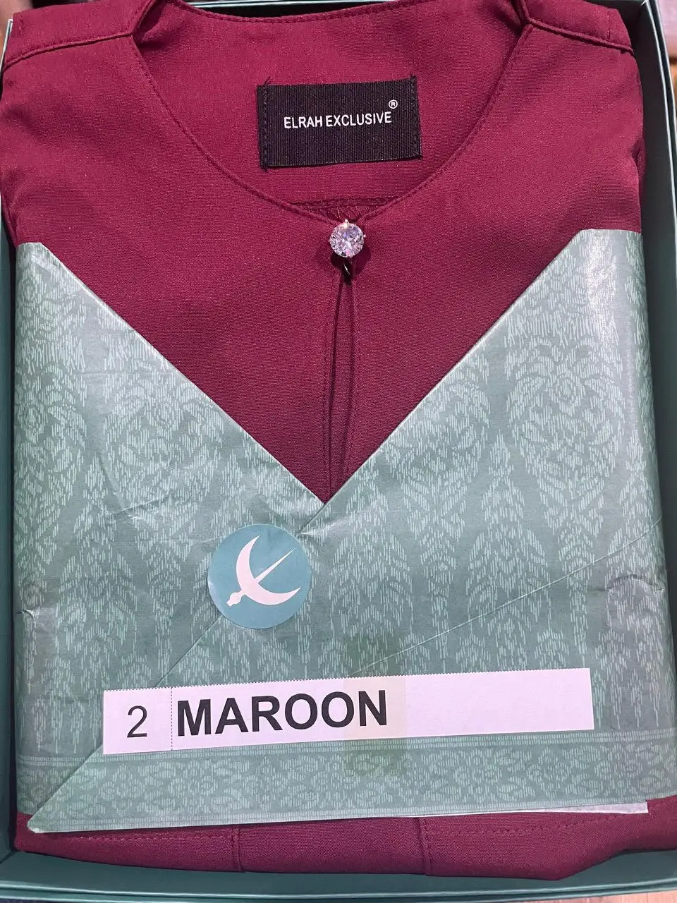 TELUK BELANGA LUXE KIDS - MAROON (2)