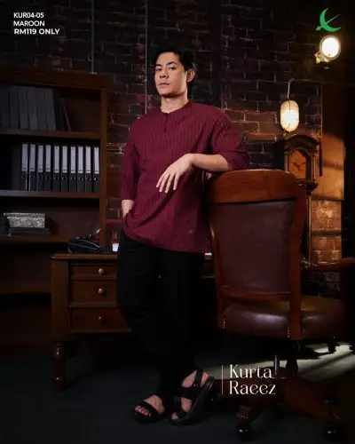 KURTA || RAEEZ || 2026 || MAROON (5)