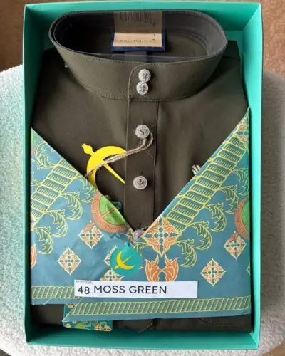 BAJU MELAYU DAYTONA - MOSS GREEN (48)