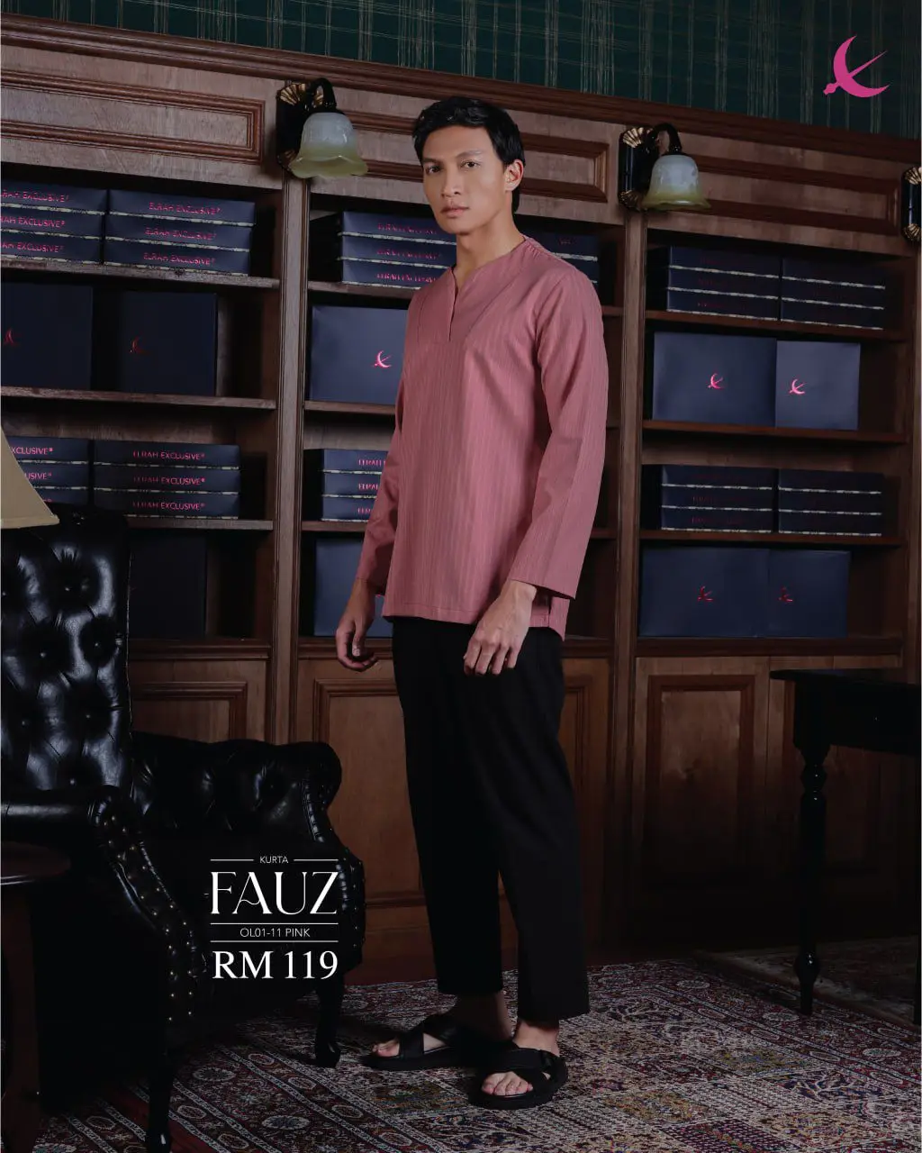 KURTA || FAUZ || 2025 ||  PINK (11)