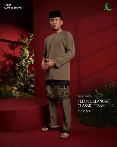 TELUK BELANGA || CLASSIC REGULAR PESAK || 2026 || COFFEE BROWN (31)