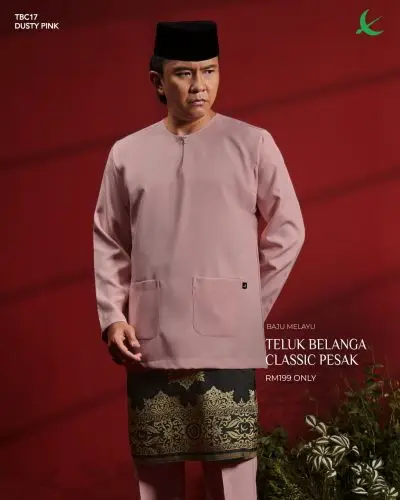 TELUK BELANGA || CLASSIC REGULAR PESAK || 2026 || DUSTY PINK (17)