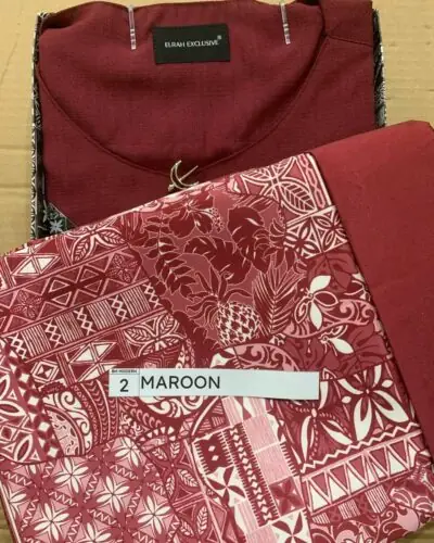 Teluk Belanga Modern Maroon (2)