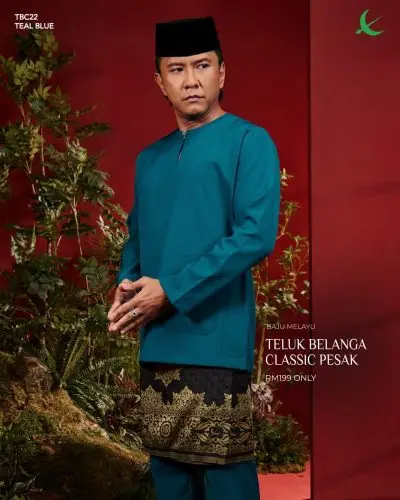 TELUK BELANGA || CLASSIC REGULAR PESAK || 2026 || TEAL BLUE (22)